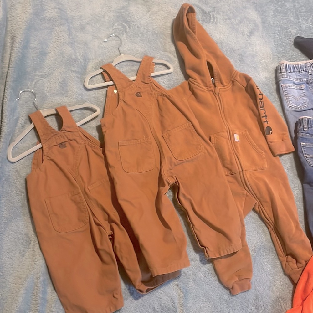 Baby carhartt coveralls